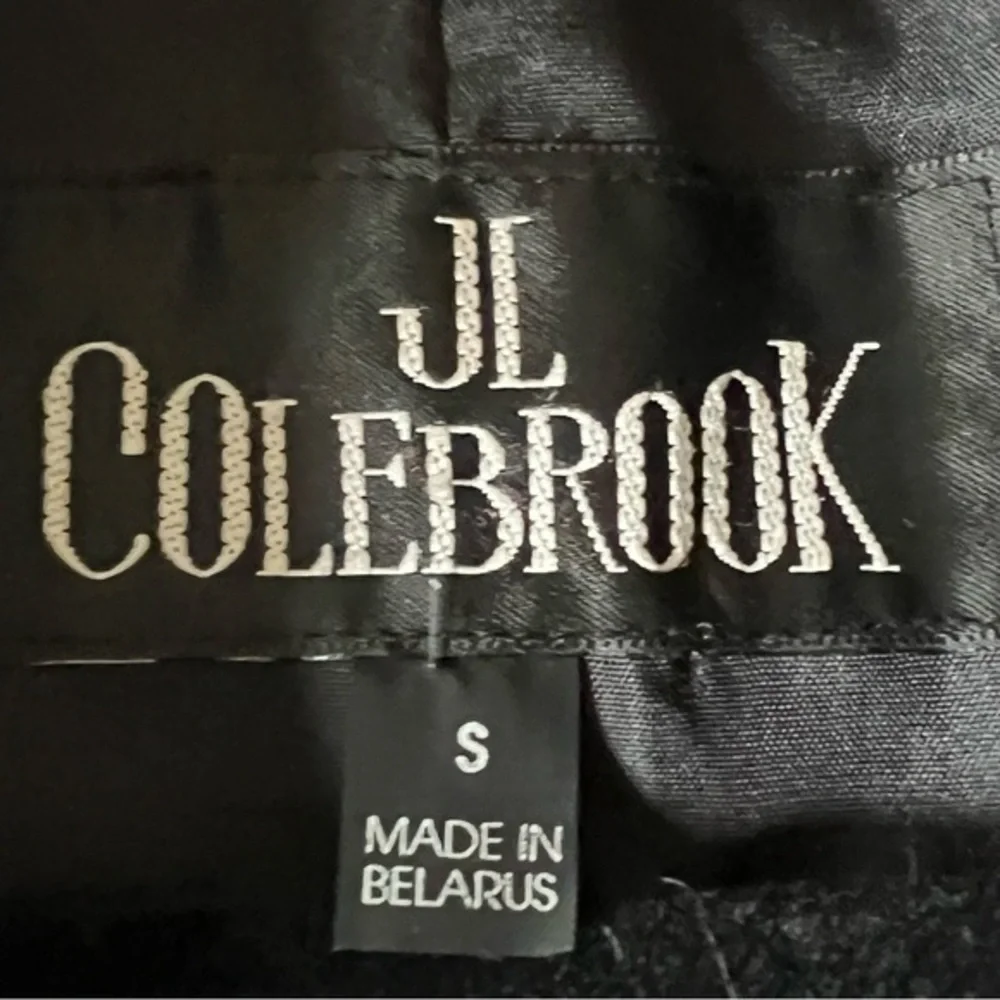 JL Colebrook black wool/cashmere coat. Size S. Like new.